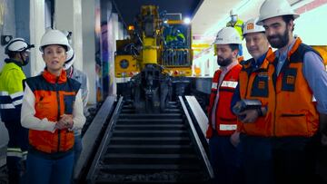 Retiran vías del primer tramo de la Línea 1 para su renovación