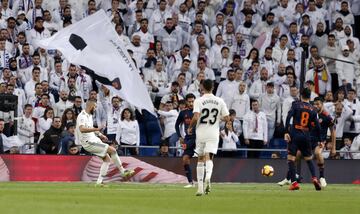 2-0. Lucas Vzquez marc el segundo gol tras un pase de Karim Benzema.