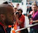 Dani Alves estrena "peinado" para la final de Copa del Rey