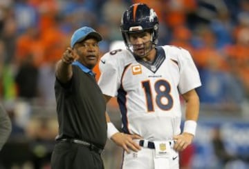 El partido signific¨® el reencuentro del mayor de los Manning con el que fue su entrenador de quarterbacks (2002-2008) y head coach (desde 2009) en los Colts hasta la funesta temporada 2011, que el QB se perdi¨® entera por lesi¨®n y que acabar¨ªa significando su salida del equipo de Indianapolis y su llegada a Denver.