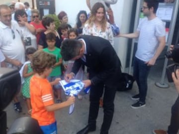 Imágenes del entrenamiento y presentación de Torres en Alavés