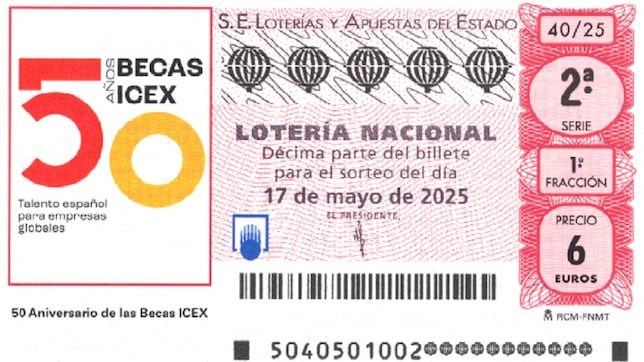 Lotería Nacional: comprobar los resultados del sorteo de hoy, sábado 17 de mayo