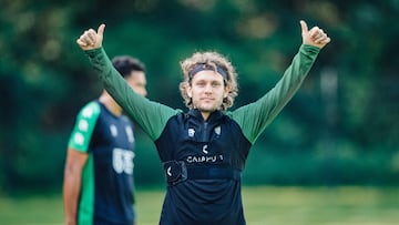 Halilovic, en un entrenamiento con su club. (Fortuna Sittard)