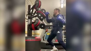 McGregor, dejándo la vida en entrenamiento en cuarentena