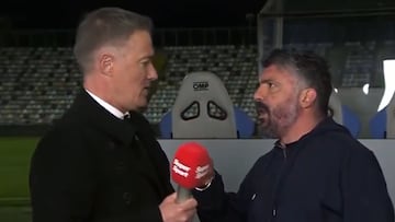 Gennaro Gattuso en la televisión de Croacia
