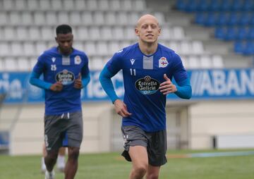 Mollejo en el entrenamiento
