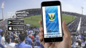 El Leganés se moderniza y lanza una nueva aplicación móvil