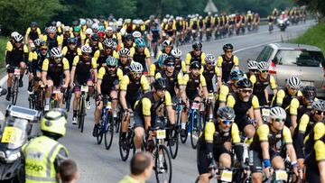 Un total de 1.150 cicloturistas participan este domingo en la VI Gran Fondo BIBE Transbizkaia