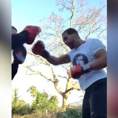 Así entrena Rio Ferdinand para ser boxeador profesional