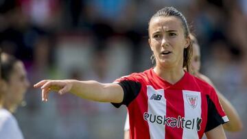 Ane Azkona, delantera del Athletic.