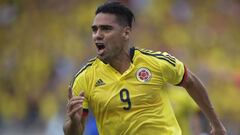 Falcao Garc&iacute;a empata el partido ante Brasil.