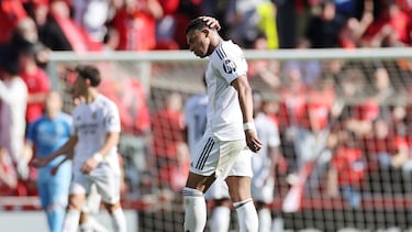 Mbappé, con el Real Madrid.