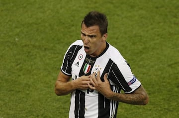 1-1. Mario Mandzukic celebró el gol del empate.