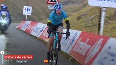 Carapaz: "Atacamos en la bajada y todos nos dimos cuenta de que no estaba Roglic"