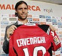 Cavenaghi, presentado como nuevo jugador del RCD Mallorca