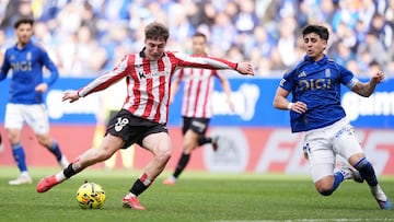 El centrocampista del Athletic fue la clave para la remontada de su equipo. Un golazo de escándalo para igualara al Oviedo. Su participación siempre es clave y en un partido con marcador adverso, más todavía.