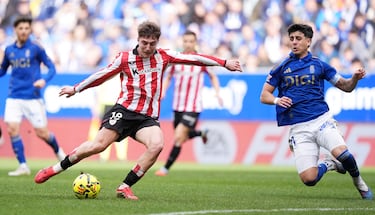 El centrocampista del Athletic fue la clave para la remontada de su equipo. Un golazo de escándalo para igualara al Oviedo. Su participación siempre es clave y en un partido con marcador adverso, más todavía.
