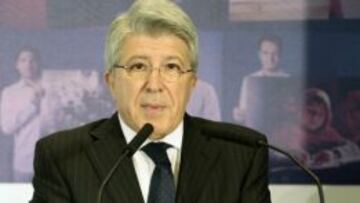 Enrique Cerezo, presidente del Atlético