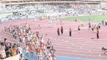 <b>SEVILLA 1999.</b> El estadio de La Cartuja durante la celebración de los Mundiales.