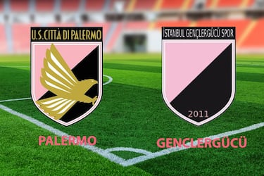 Los italianos tuvieron el escudo rosa entre 2000 y 2019 cuando cambió. El club turco deportivo de aficionados cuenta con casi 9.000 seguidores en Instagram. Con los mismos colores, rosa y negro, la diferencia está en el águila, el color de las letras superiores y la presencia del año de fundación de los turcos.

