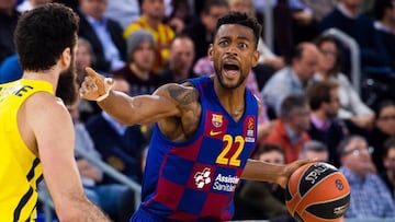 Cory Higgins, durante el Barcelona-Fenerbahçe.