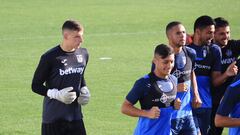 Bustinza, tocado, no entrena con el Leganés y podría no estar ante el Real Madrid