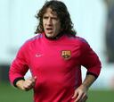 Puyol sigue al margen y Messi trabaja con el grupo