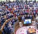 El emotivo final de Zelenski en el hemiciclo que ya es historia del Congreso de los Diputados