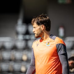 Remiro destaca a la afición en Anoeta: “Nos han respetado casi que inmerecidamente”