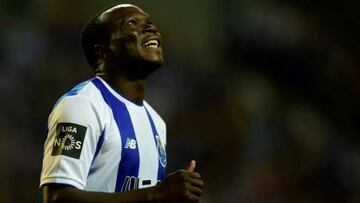 Vincent Aboubakar durante un encuentro con el Oporto