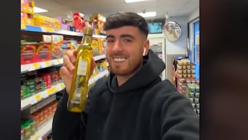 Un hombre vuela a España desde Reino Unido para comprar aceite de oliva más barato: “Sin estrés en absoluto”