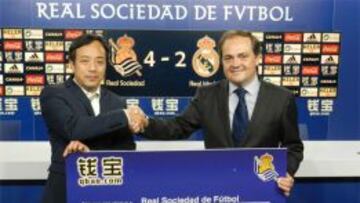 Qbao da a la Real 100.000 euros por ganarle al Madrid