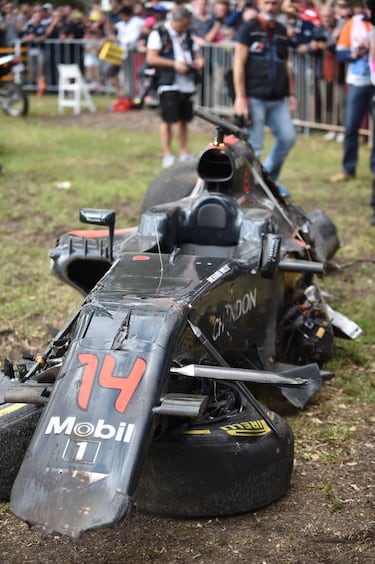 Zylon, the rigid material which saved Alonso's life