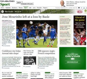 Portadas de la prensa extranjera