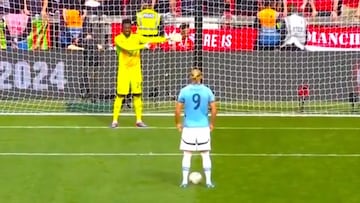 Nace un meme: Onana le hace esto a Haaland en los penales