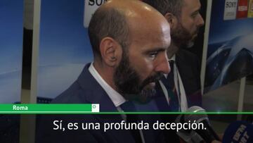 Monchi: "Cuando el árbitro vea las imágenes no estará contento"