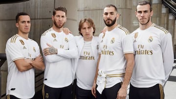 El Real Madrid presentó la primera equipación de la temporada 2019-2020.