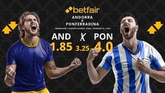 FC Andorra vs. SD Ponferradina: horario, dónde ver, pronósticos y estadísticas