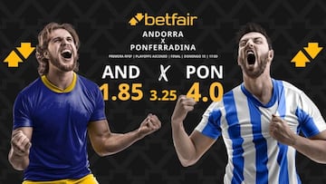 FC Andorra vs. SD Ponferradina: horario, dónde ver, pronósticos y estadísticas