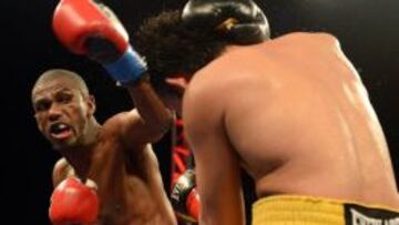 Jeffrey Mathebula, en el combate que le enfrentó a Donaire.