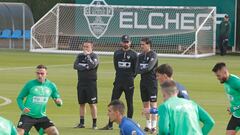 Entrenamiento del Elche.