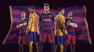 Equipación del Barcelona para la campaña 2015-2016.