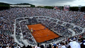 El Foro Itálico, sede de los Internacionales de Italia.