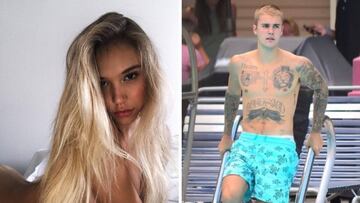 Imágenes de Alexis Ren y Justin Bieber