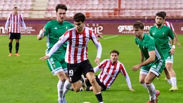 Manex Rezola, con la UD Logroñés