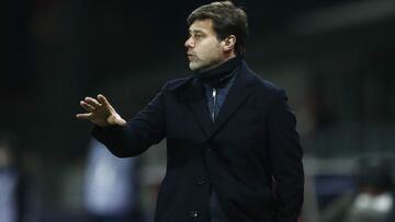 Soccer Football - French Cup - Round of 32 - Brest v Paris St Germain - Stade Francis-Le Ble, Brest, France - March 6, 2021 Paris St Germain coach Mauricio Pochettino REUTERS/Stephane Mahe