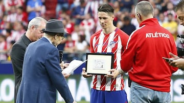 Torres en su despedida.