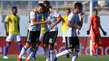 La Selecci&oacute;n Argentina vence a Colombia en el Sudamericano Sub 20 