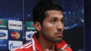 Garay, jugador del Benfica.