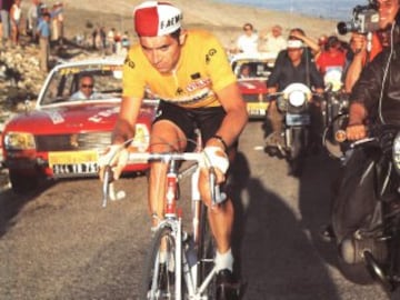 Más días vestido con el maillot amarillo: El cinco veces ganador del Tour Eddy Merckx llevó durante 96 días el amarillo de líder a lo largo de todas las ediciones en las que participó. 'El canibal' ostenta dos récords más en la ronda gala.